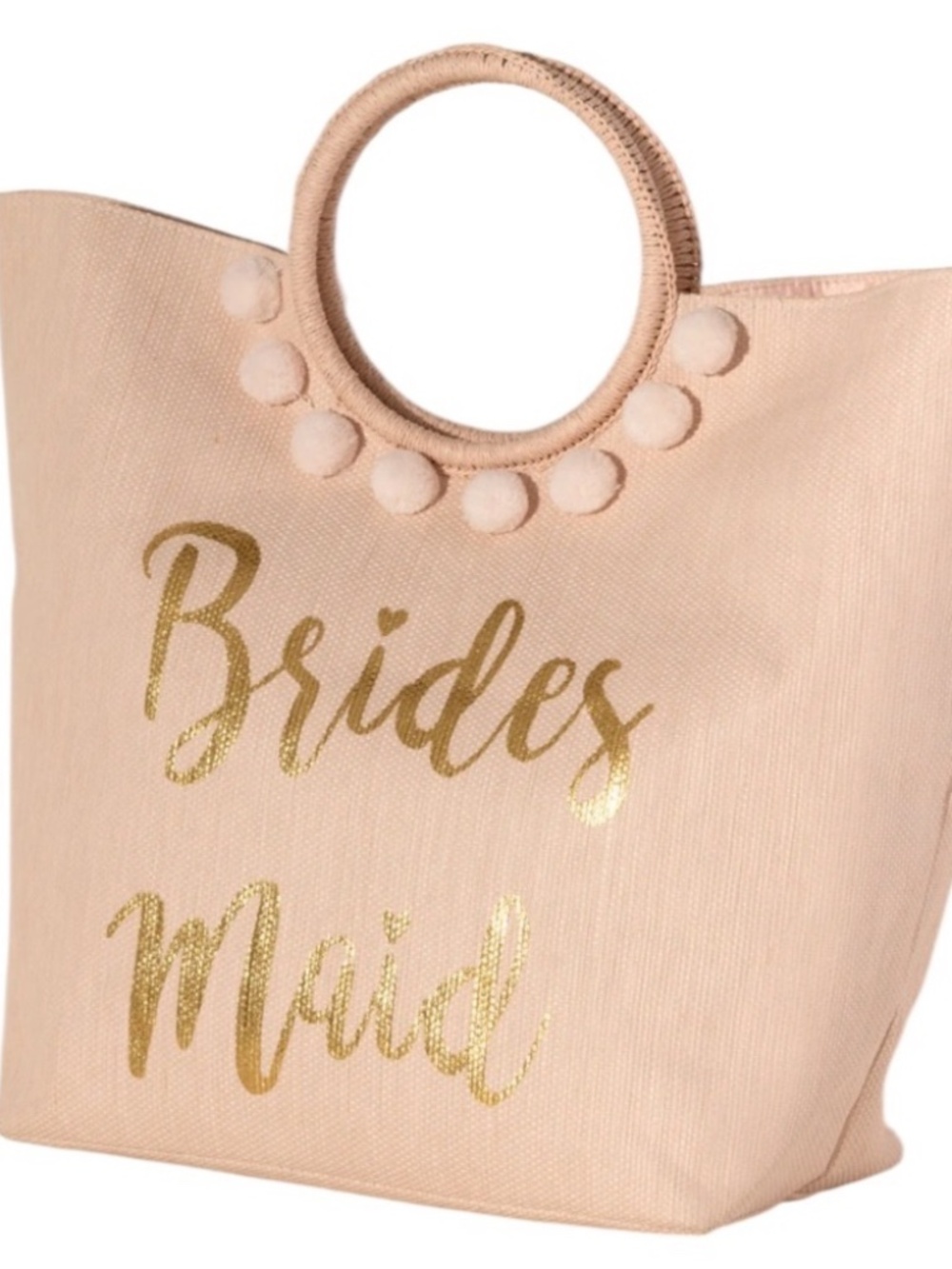 NEW Shiraleah Mia "Bridesmaid" Blush Bridal Tote